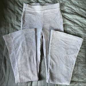 Aerie ribbed flare leggings